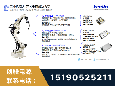 恩施-工业机器人-开关电源解决方案